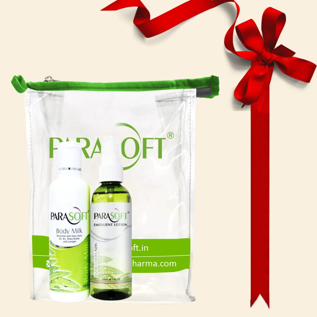 shoprythmindia Dry Skin Care Combo Parasoft Body Milk + Emollient Lotion Gift Combo Kit shoprythmindia Dry Skin Care Combo Parasoft Body Milk + Emollient Lotion Gift Combo Kit